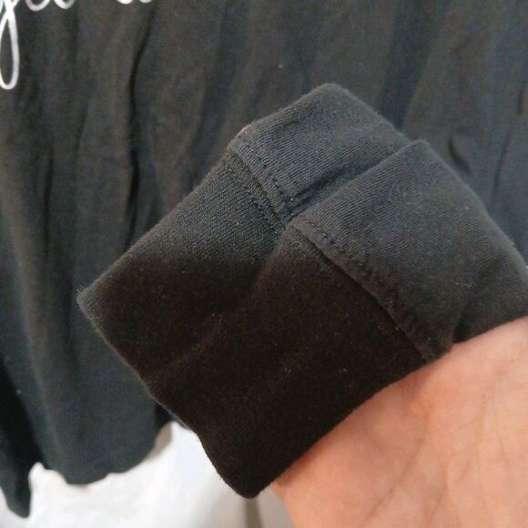 The Best Is Yet To Come Shirt Size M Womans Long Sleeve Black - Picture 3 of 6